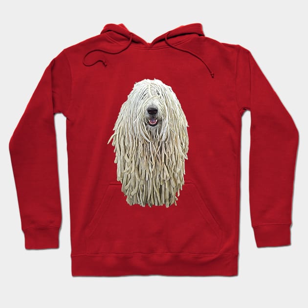 Komondor Dog Dreadlocks Hoodie by ElegantCat